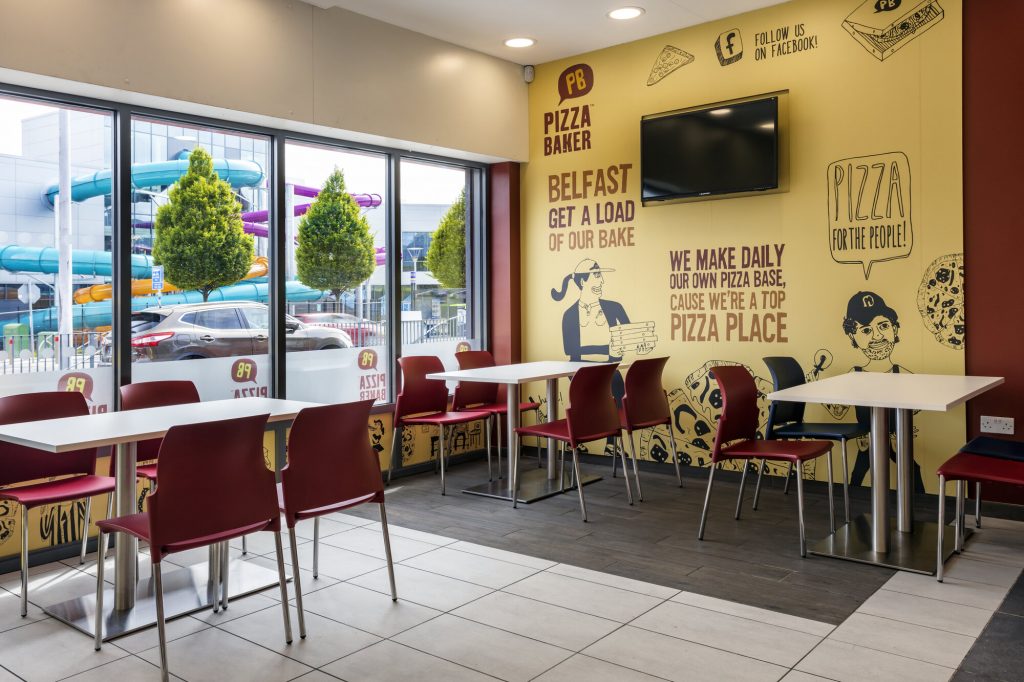 Pizzabaker Belfast dine in area